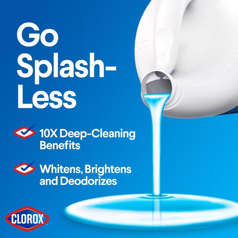Clorox Splash-Less Clean Linen Scent Bleach 77 oz - Case of 6