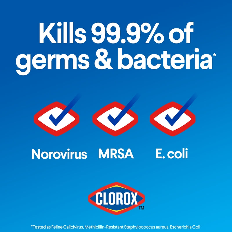Clorox Regular Scent Disinfecting Bleach 43 oz - Case of 6