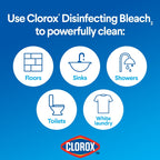 Clorox Regular Scent Disinfecting Bleach 43 oz - Case of 6