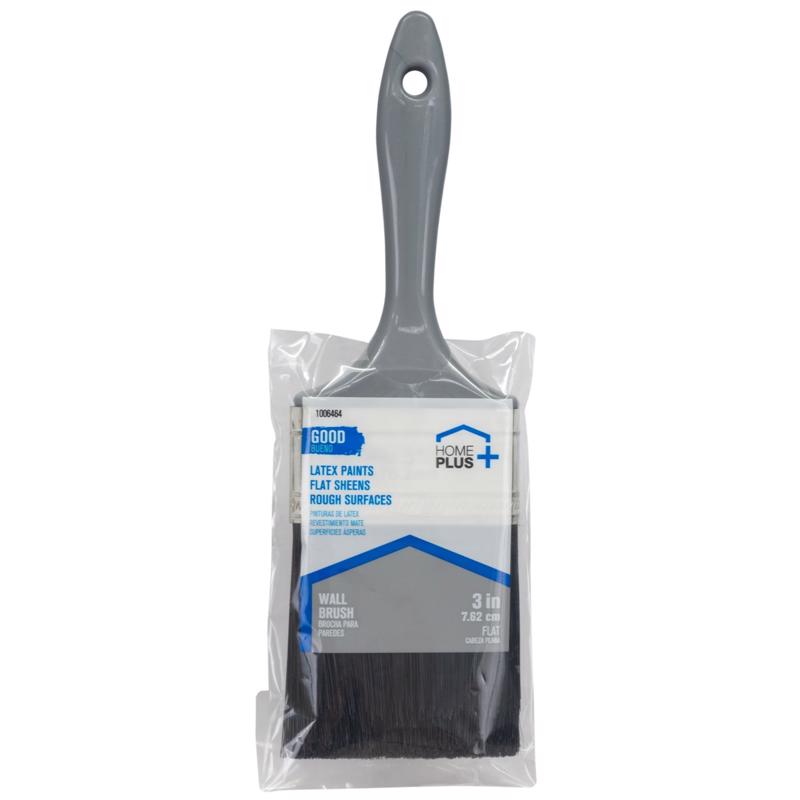 Home Plus Good 3 in. Flat Paint Brush - Case of 12