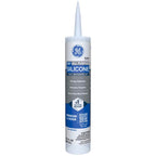 GE Window & Door Clear Silicone 1 Window and Door Caulk Sealant 10.1 oz - Case of 12