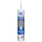 GE Window & Door White Silicone 1 Window and Door Caulk Sealant 10.1 oz - Case of 12