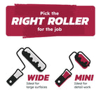 Home Plus Good Polyester Knit 9 in. W X 3/8 in. Paint Roller Cover 4 pk - Case of 6