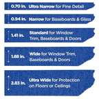ScotchBlue 1.41 in. W X 60 yd L Blue Medium Strength Original Painter's Tape 1 pk