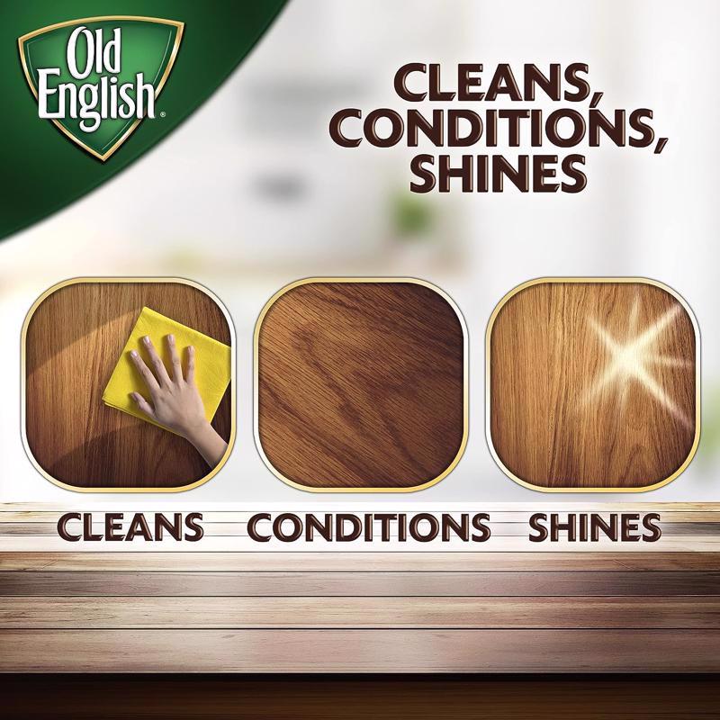 Old English Lemon Scent Furniture Polish 16 oz Liquid - Case of 6