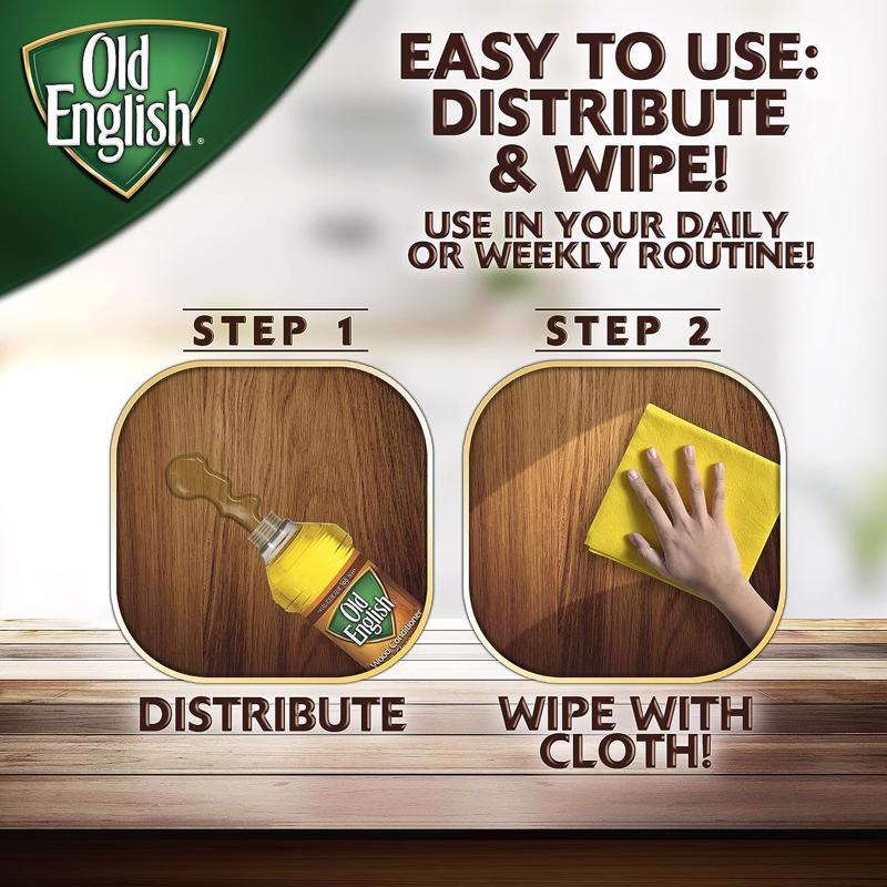 Old English Lemon Scent Furniture Polish 16 oz Liquid - Case of 6