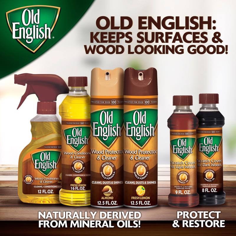 Old English Lemon Scent Furniture Polish 16 oz Liquid - Case of 6