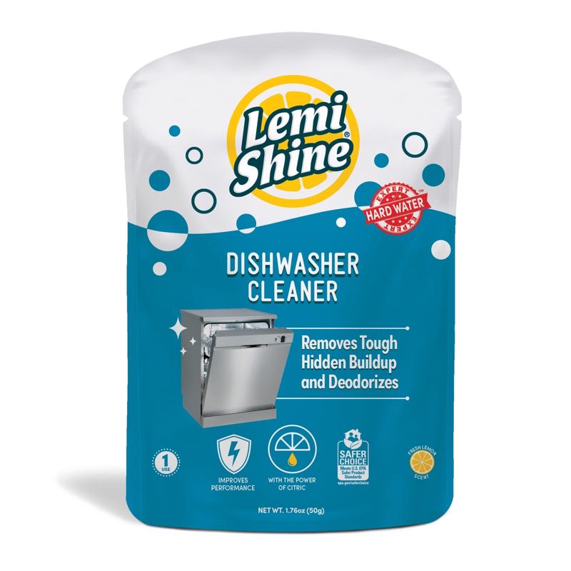 Lemi Shine Lemon Scent Powder Dishwasher/Disposal Cleaner 1.76 oz 1 pk - Case of 10