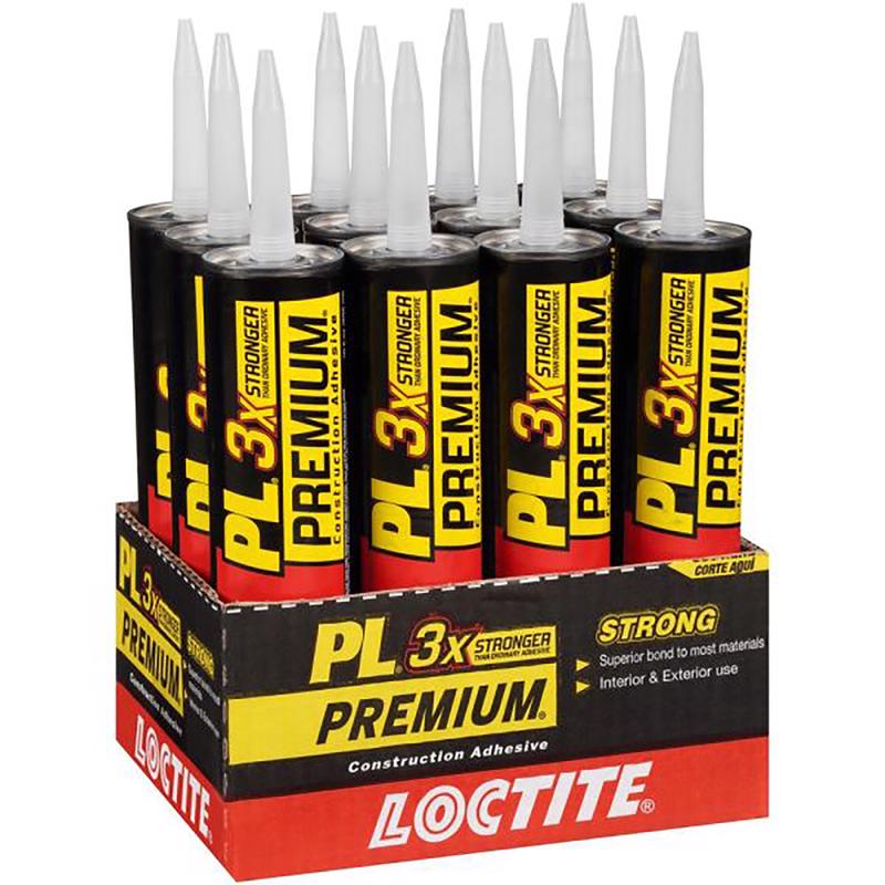 Loctite PL Premium Polyurethane Construction Adhesive 10 oz - Case of 12