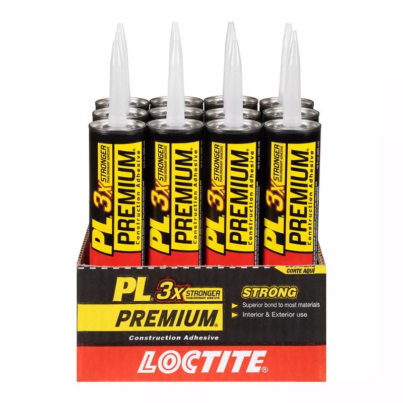Loctite PL Premium Polyurethane Construction Adhesive 10 oz - Case of 12