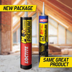 Loctite PL Premium Polyurethane Construction Adhesive 10 oz - Case of 12