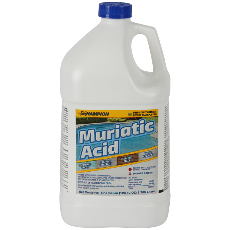 Champion No Scent Muriatic Acid 1 gal Liquid - Case of 4