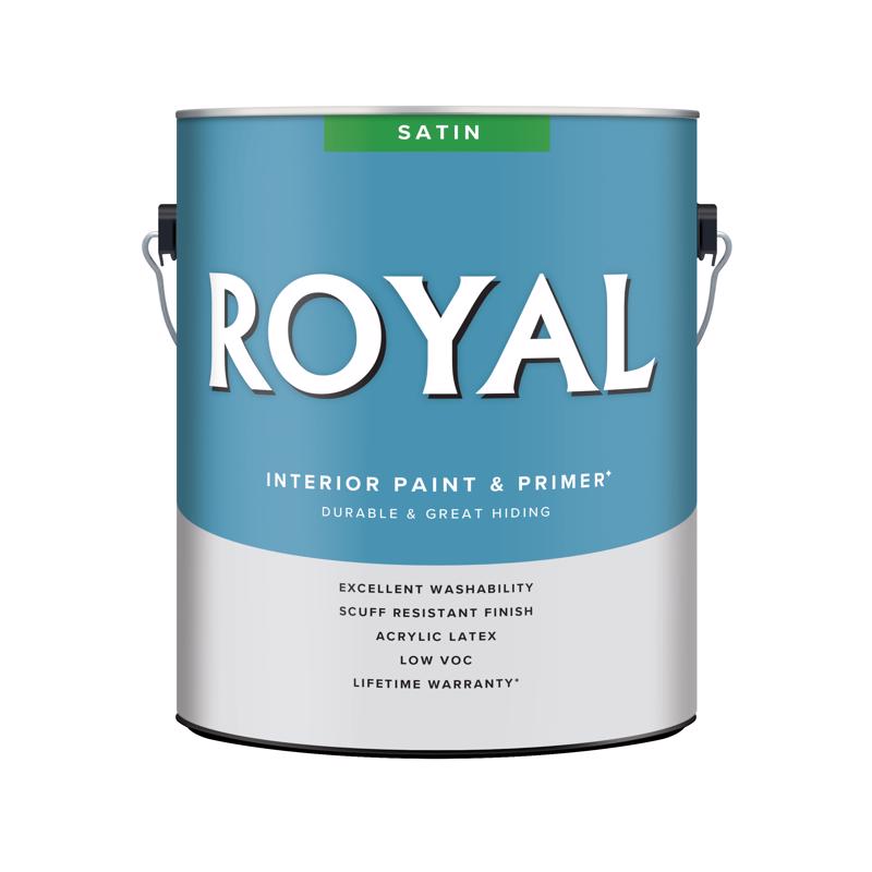 Royal Satin Tint Base Ultra White Base Paint Interior 1 gal - Case of 4