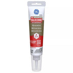 GE Advanced Clear Silicone 2 Kitchen and Bath Caulk Sealant 2.8 oz - Case of 12