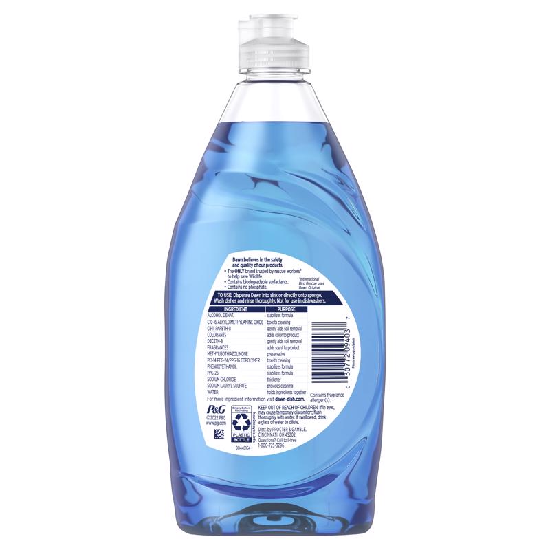 Dawn Ultra Original Scent Liquid Dish Soap 18 oz 1 pk - Case of 10