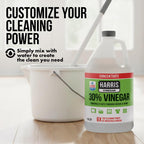 Harris Regular Scent Concentrated All Purpose Cleaning Vinegar Liquid 128 oz - Case of 4