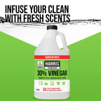 Harris Regular Scent Concentrated All Purpose Cleaning Vinegar Liquid 128 oz - Case of 4