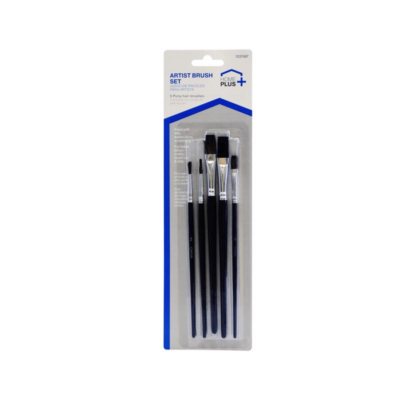 Home Plus Assorted Artist Paint Brush Set - Case of 12