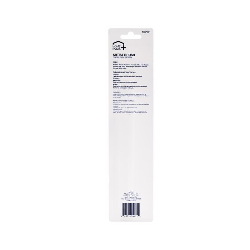 Home Plus 1/4 in. Flat Touch-Up Paint Brush - Case of 12
