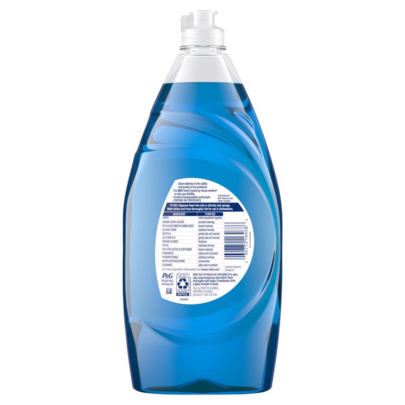 Dawn Ultra Original Scent Liquid Dishwashing Liquid 30.8 oz 1 pk - Case of 8