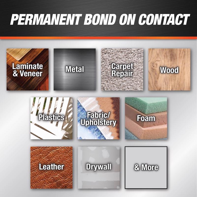 DAP Weldwood High Strength Rubber Tan Contact Cement 3 oz - Case of 12