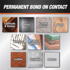 DAP Weldwood High Strength Rubber Tan Contact Cement 3 oz - Case of 12