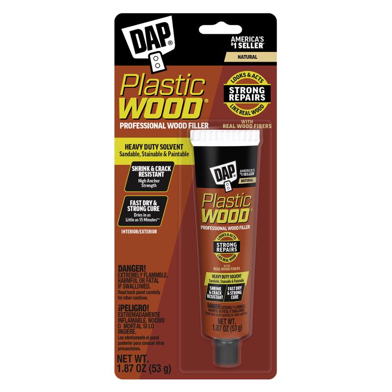 DAP Plastic Wood Natural Wood Filler 1.87 oz - Case of 12
