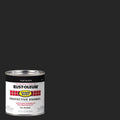 Rust-Oleum Stops Rust Indoor and Outdoor Flat Black Oil-Based Enamel Protective Paint 0.5 pt - Case of 6