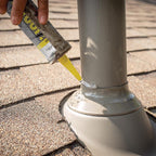 Sashco Through The Roof Gloss Clear Synthetic Rubber Roof Sealant 10.5 oz - Case of 12