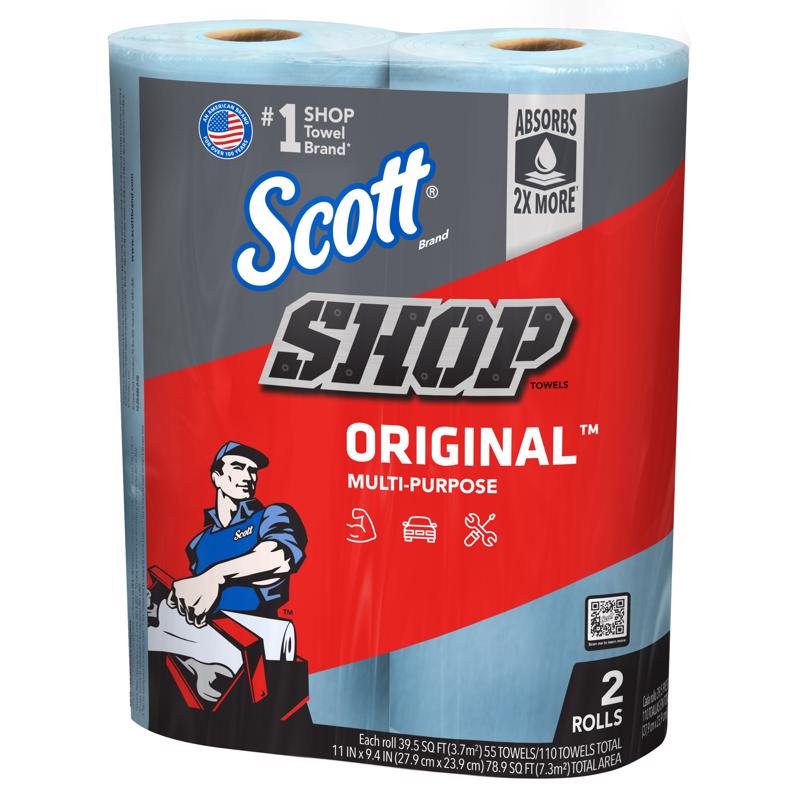 Scott Original Paper Shop Towels 9.4 in. W X 11 in. L 2 pk - Case of 12
