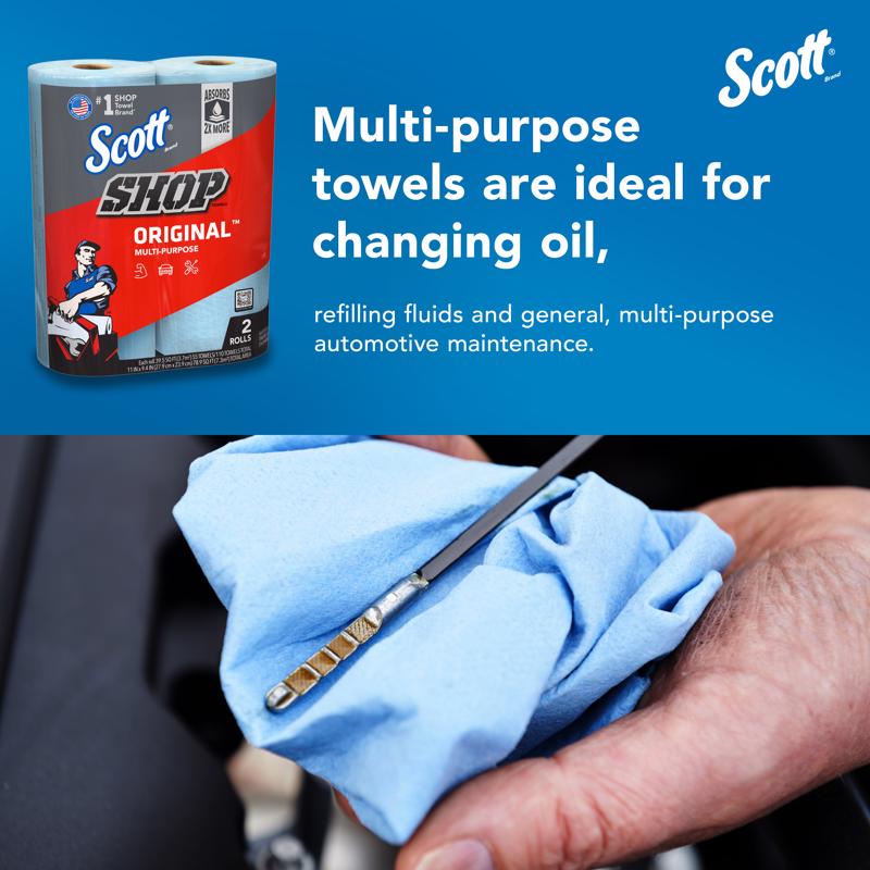 Scott Original Paper Shop Towels 9.4 in. W X 11 in. L 2 pk - Case of 12