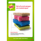 Scotch-Brite Non-Scratch Sponge For Multi-Purpose 4.4 in. L 3 pk - Case of 8