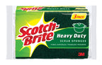 Scotch-Brite Heavy Duty Sponge For Pots and Pans 4.5 in. L 3 pk - Case of 8