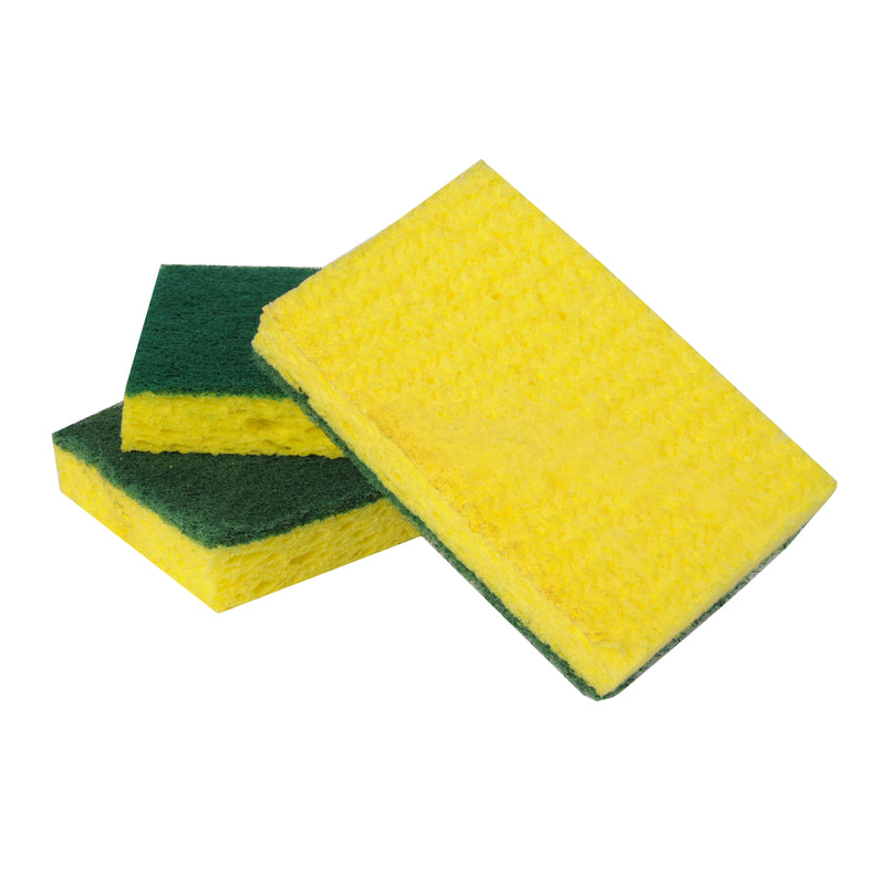 Scotch-Brite Heavy Duty Sponge For Pots and Pans 4.5 in. L 3 pk - Case of 8