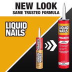 Liquid Nails Interior Projects Synthetic Rubber Construction Adhesive 10 oz - Case of 12