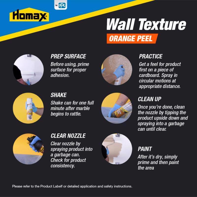 Homax White Water-Based Wall and Ceiling Texture Paint 20 oz - Case of 6