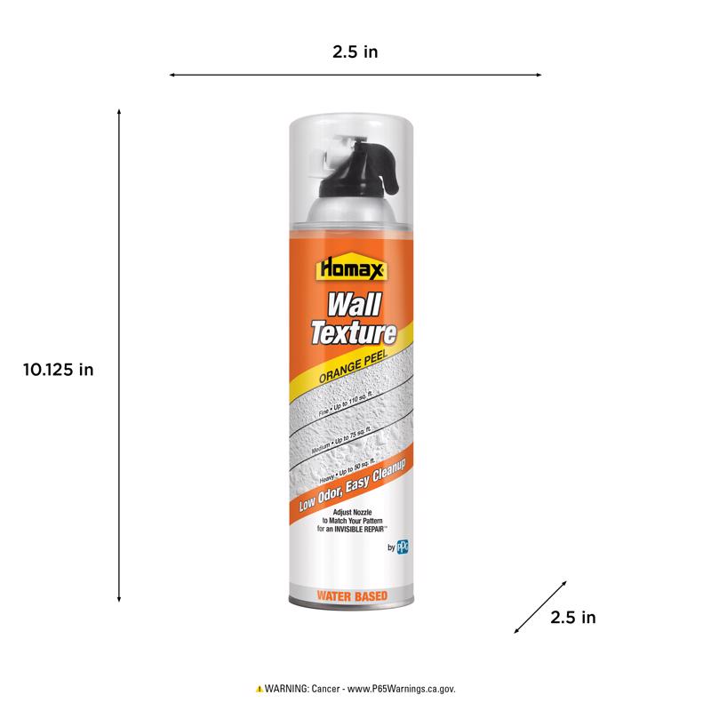 Homax White Water-Based Wall and Ceiling Texture Paint 20 oz - Case of 6