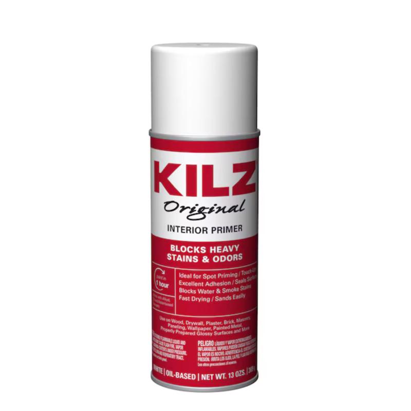 KILZ Original White Flat Oil-Based Aerosol Primer/Sealer 13 oz - Case of 12