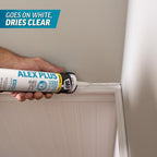 DAP Alex Plus Clear Acrylic Latex All Purpose Caulk 10.1 oz - Case of 12