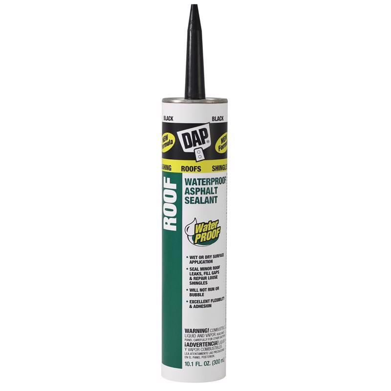 DAP Low Luster Black Asphalt Roof Sealant 10.1 oz - Case of 12
