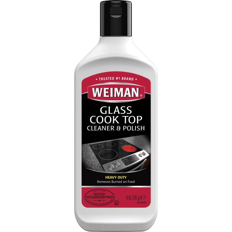 Weiman Apple Scent Glass Cooktop Cleaner 10 oz Cream - Case of 6