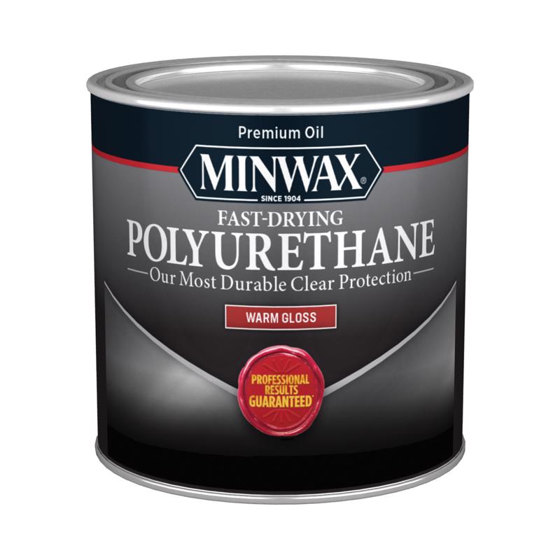 Minwax Gloss Clear Oil-Based Fast-Drying Polyurethane 0.5 pt - Case of 4
