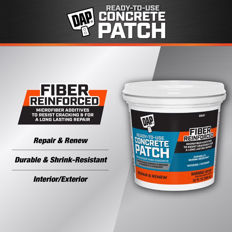 DAP Concrete Patch 32 oz Gray - Case of 6