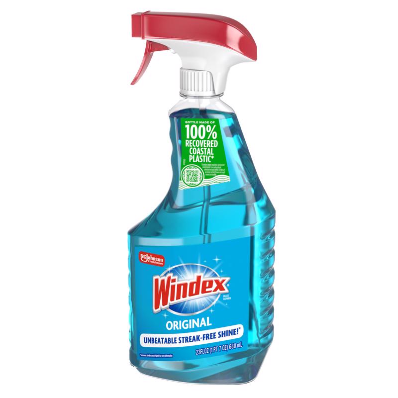 Windex Original No Scent Glass Cleaner 23 oz Liquid - Case of 8