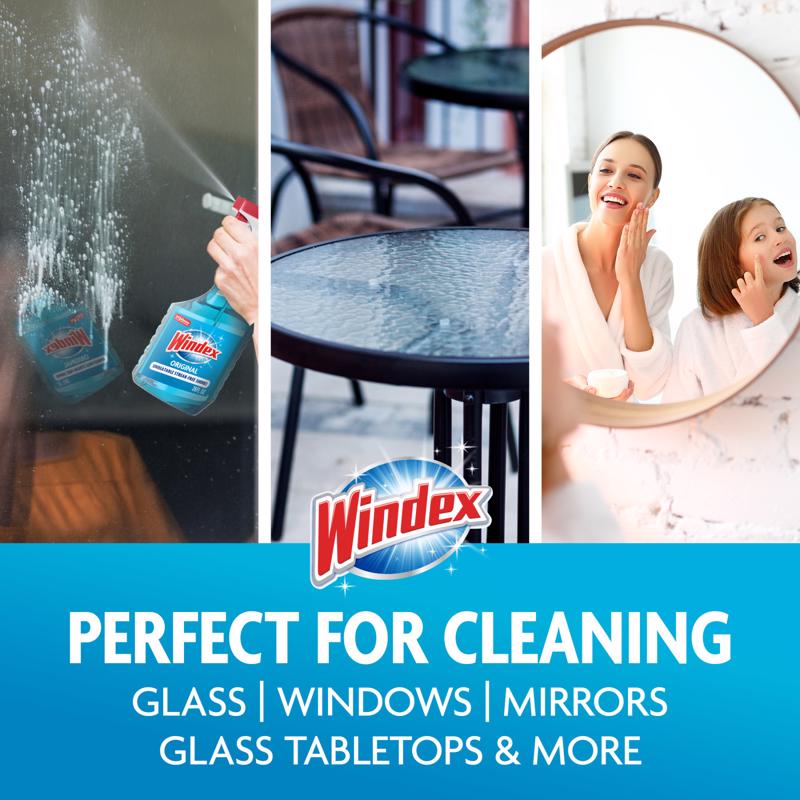 Windex Original No Scent Glass Cleaner 23 oz Liquid - Case of 8