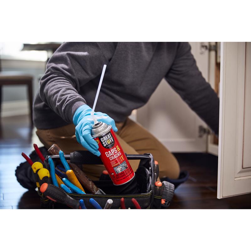 Great Stuff Gaps & Cracks Ivory Polyurethane Insulating Foam Sealant 12 oz - Case of 12