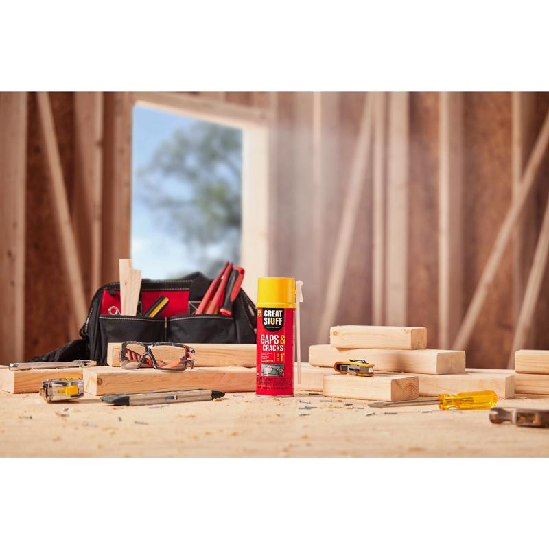 Great Stuff Gaps & Cracks Ivory Polyurethane Insulating Foam Sealant 12 oz - Case of 12