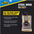 Rhodes American 000 Grade Extra Fine Steel Wool Pad 12 pk - Case of 6