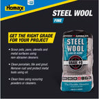 Rhodes American 0 Grade Fine Steel Wool Pad 12 pk - Case of 6