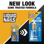 Liquid Nails Clear Small Projects High Strength Silicone Clear Adhesive 2.5 oz - Case of 6